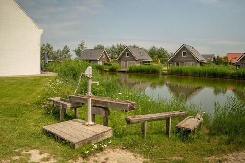 This comfortable detached holiday home is located in the expansive Strand Resort Nieuwvliet-Bad holiday park, in the beautiful province of Zeeland. This attractive getaway is three kilometres from the centre of Nieuwvliet, and the delightful North Se...