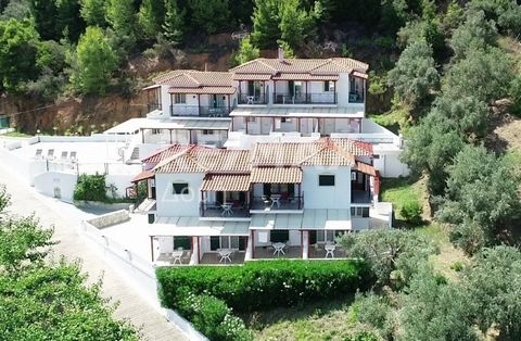 Northern Sporades Real Estate Consultants Pappas Vassilios - Kollias Panagiotis : Exclusively for sale hotel with 18 rooms 550 sq.m on a plot of land 4220 sq.m with unlimited sea view in the Achladies area. The complex is in excellent condition, oper...