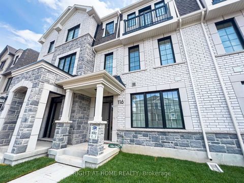 Brand New Freehold 3 Storey Mordern Rear Lane Townhome With Double Car Garage In Rural Oakville! Built By Mattamy, Never Lived In, New Home Tarion Warranty. Lots Of Upgrades, Smooth Ceiling And Premium Hardwood Floor Throughout. 9' Ceiling And Pot Li...