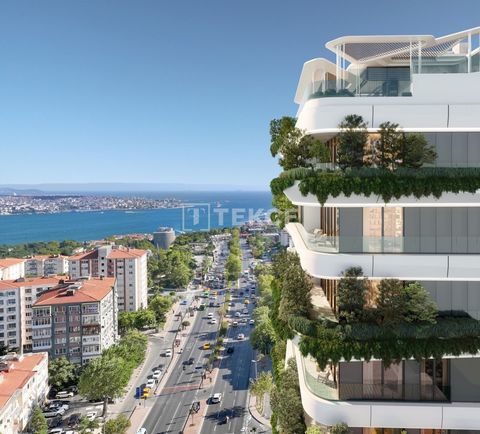 Appartements Hauts Plafonds Avec Vue Panoramique sur le Bosphore à Beşiktaş Istanbul Beşiktaş est l'une des plus anciens endroits et se trouve à quelques pas de la plage, des demeures, des palais, des musées, des centres commerciaux et des besoins qu...