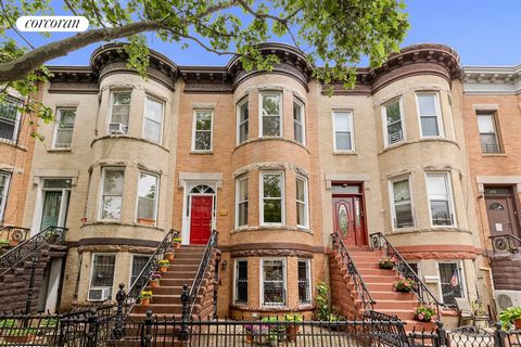 Welcome to 437 72 nd Street, a move-in condition, 6 bed/3bath barrel front two-family limestone filled with original details on a tree-lined street in Bay Ridge!This expansive 20-foot-wide townhouse presents a wonderful opportunity to live in your ho...