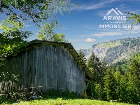 A rare gem, to be seized!! Alpine chalet, located in Les Lignons in Sixt-Fer-a-Cheval, it has a building permit, granted. This leaves you the possibility and the choice to renovate it. Its living area is approximately 75m2 of living space. It has a t...