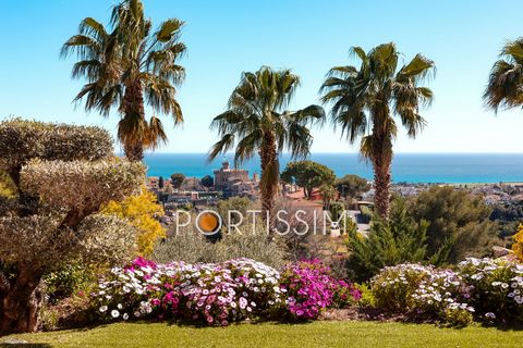 Cagnes-Sur-Mer / Colline proche centre / villa vue mer