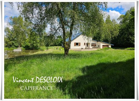 Dpt Nièvre (58), à vendre MONTSAUCHE LES SETTONS maison P5 propriété avec étang