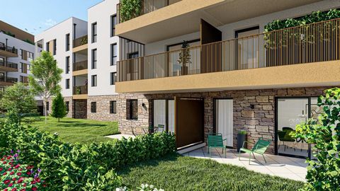 Neue Entwicklung Wohnungen zu kaufen 1 Einheit 62 bis 62 m² Beschreibung In einer Residenz im zeitgenössischen Stil mit 2 Gebäuden in einer ruhigen, bewaldeten Umgebung in der Stadt Cluses Dieses herrliche T3 von 62m² besteht aus einer Wohnküche von ...