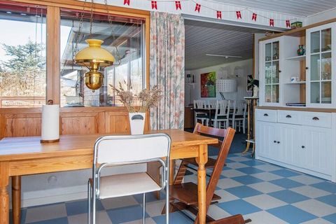 In einer ruhigen Nebenstraße in der Nähe des Hafens von Bork findet man dieses traditionelle Ferienhaus, das in landschaftlich reizvoller und schön abgeschirmter Lage auf einem gut bewachsenen Grundstück steht. Die Ausrichtung des Hauses zur Sonne hi...