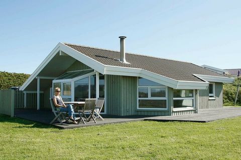 Wysokiej jakości dom przy Lønstrup, jednej z najpiękniejszych wiosek rybackich w Jammerbugten z pierwszorzędną plażą. Dom zbudowany jest z drewna, pokryty dachówką, posiada dwa przeszklone wykusze. Dom wyposażony jest m.in. w jacuzzi dla 2 osób oraz ...