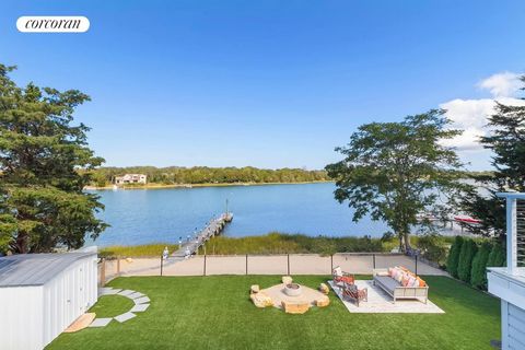Welcome to 43 Harbor Drive, located in Sag Harbor's prestigious waterfront community of Bay Point. The property is perfectly sited on Sag Harbor Cove and features a 3,300+/- sf Modern home with a pool and deep-water dock. The home is built with steel...
