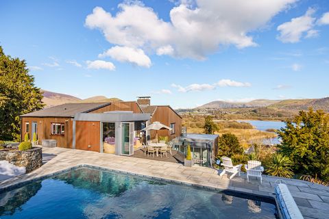 Finkle Lodge benefits from many stand out features including a heated swimming pool, beautiful kitchen extension and garden terrace, however it has to be the uninterrupted, panoramic views of Derwentwater over to Keswick that make this property breat...