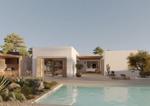 Nieuw gebouwde luxe villa in Moraira, Ibizan stijl, gelegen in de Sabatera gebied, een afstand van het centrum van Moraira en het strand van 2 km. Op een vlak perceel, wordt het huis verdeeld op één enkele verdieping, die de twee gebieden dag en nach...
