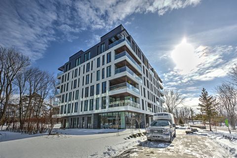 LL-project, river-facing penthouse on 2 floors offering 2 bedrooms, 2 full bathrooms and a powder room. Beautiful views. The natural light is inspiring. Available with 2 tandem parking spaces and 3 storage units. PENTHOUSE PHASE 4 - Corner, mezzanine...