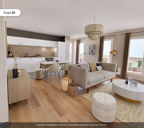 Appartement T4 avec Terrasse & Balcon + Parking s-