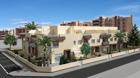 NEW BUILD TOWNHOUSES FOR SALE IN LA MANGA~ ~This project has 28 magnificent 2 and 3 bedroom duplexes. The complex is located on a unique plot, on the front line of the Estacio canal and only 50 metres from the Mediterranean Sea. Unbeatable for its lo...