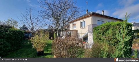 Mandate N°FRP158806 : House approximately 67 m2 including 3 room(s) - 2 bed-rooms - Garden : 521 m2, Sight : Garden. Built in 1968 - Equipement annex : Garden, Cour *, Balcony, Garage, parking, double vitrage, cellier, Cellar - chauffage : gaz - MAKE...