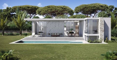 Magnificent and unique new villa under construction, delivery scheduled for June 2022. On a flat and landscaped plot of 2495 m2 with an open view of the sea and the mountains. It develops 403 m2 of living space and consists of: Ground floor: An entra...