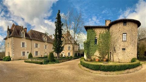 Grand and beautifully maintained, this historic, extraordinary and authentic estate features a main Chateau, Chateau for entertaining, along with several outbuildings and additional accommodation. Ideally situated in a quiet setting in the Charente d...