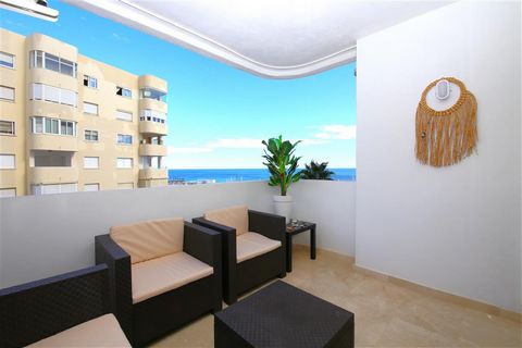 Located in Estepona. This modern air conditioned apartment offers two bedrooms and one bathroom - the master bedroom has a king size bed and the twin bedroom has two double beds - the family bathroom with a shower cabin and a separate cloakroom. In t...