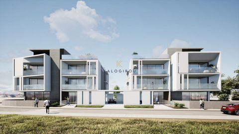 Located in Larnaca. Modern, Two bedroom apartment for sale in Krasa area, Larnaca Town. This project of residents will benefit from the location, as the project is located at the highest point of a stunning residential area on Krasa area. The neighbo...