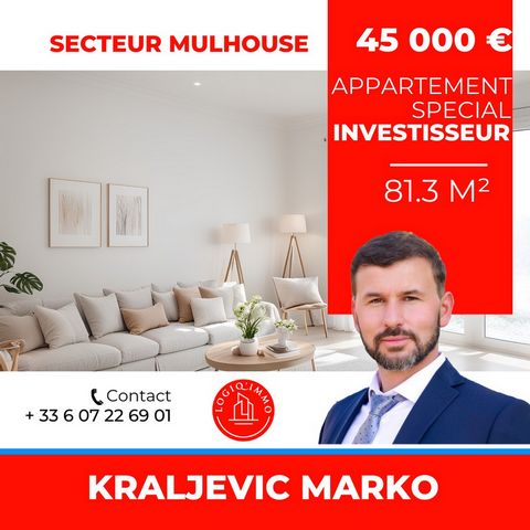 In Mulhouse, investment to be made with a duplex. The construction of this duplex dates back to 1975. This home will meet the expectations of a family with two children. Logiq Immo is at your disposal to plan a visit. Offering 81.3m2, the interior sp...