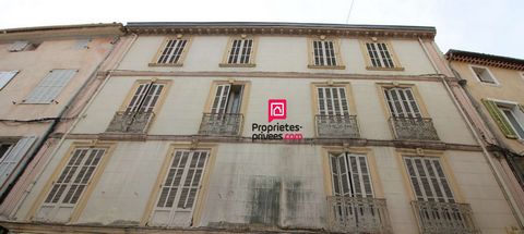 Var - 83170 BRIGNOLES - 900.000 Euros - 1.050 m² - BAJADA DE PRECIO - Nicolas JENNY le ofrece este edificio de apartamentos en el corazón de la ciudad en la zona DUP en el centro histórico de 1.050 m² de superficie habitable en 4 niveles, incluidas 2...