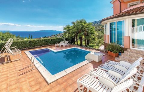 Location: Opatija Built: 2004 Renovated: 2012 Opatija center: 0.5 km Sea: 0.6 km Airport distance: 8 km Inside space: 498 m2 Plot size: 730 m2 Bedrooms: 4 Bathrooms: 2 Swimming pool: 30 m2 Parking: 3 Air-conditioner Patio Playground Garden Features: ...