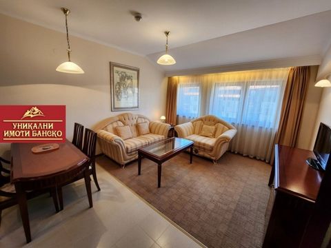 ... NO COMMISSION FROM THE BUYER! Unique Properties Agency Bansko offers for sale FULLY FURNISHED AND READY TO MOVE IN ONE-BEDROOM APARTMENT, LOCATED IN A YEAR-ROUND LUXURY COMPLEX WITH TOP LOCATION - 3 MINUTES WALK FROM THE GONDOLA! The apartment is...