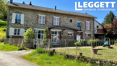 A29021JET23 - This traditional stone property is set in a pretty hamlet, close to Lac de Vassiviere. Royere de Vassiviere and Vallière are the nearest small towns with amenities. It is surrounded by rolling hills and forest, ideal  for nature lovers,...