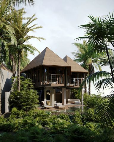Dieser wunderschöne kleine Komplex mit nur 10 Villen (davon 6 Villen mit 2 Schlafzimmern) ist von Dschungel und tropischem Grün umgeben. Jede Villa verfügt über einen eigenen privaten Außenpoolbereich (28 m²). Diese Boutique-Anlage in Ubud, dem kultu...
