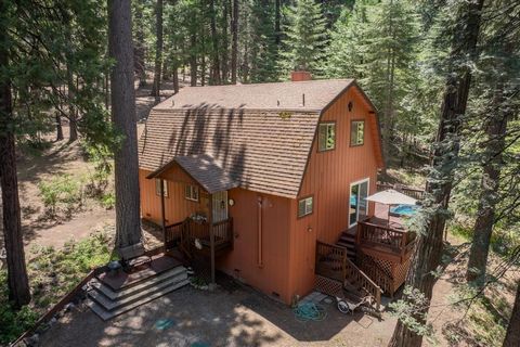 Come enjoy a comfortable cabin in a peaceful forest setting that has an amazing and fantastic super-sized garage in Lilac Park. This handsome Gambrel style cabin has a back deck with spa situated among the dogwood, fir & cedar trees. The garage is ab...