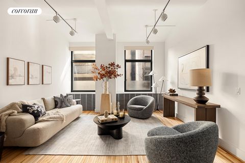 One-of-a-kind loft in a full-service building on one of the best Greenwich Village blocks. While fully modernized, Residence 510 offers absolutely stunning prewar features, including soaring 11-foot barrel-vault ceilings, oversized windows, and a mas...