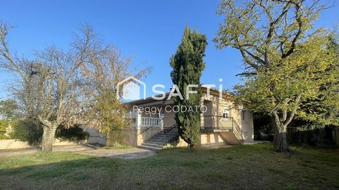 Maison 130m² - 4 chambres - grand garage - piscine - terrain 1106m²