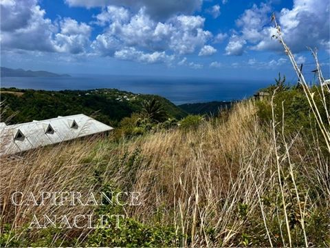 Dpt Martinique (972), à vendre CASE PILOTE terrain de 898 m2 Vue Mer !