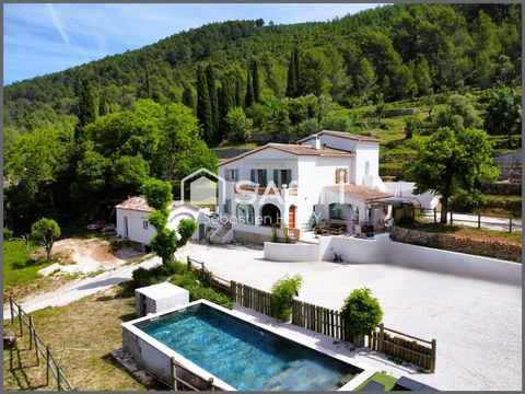 Grande maison et deux appartements terrain 24000m²