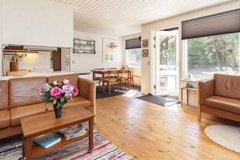 Ferienhaus mit Badezuber für max. 5 Personen im Außenbereich. Liegt nur ca. 400 m vom Limfjord bei Virksund entfernt. Das 2020 teilweise renovierte Ferienhaus ist praktisch eingerichtet, mit einem offenen Küchen-/Wohnbereich für das Familienleben. Da...