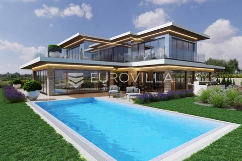 Vinišće, a luxurious, unique villa of contemporary design with an outdoor pool that covers 315 m2 of living space on a plot of 1094 m2. This exceptional residence, designed by renowned Croatian architect Ante Vrban, offers a truly extraordinary livin...