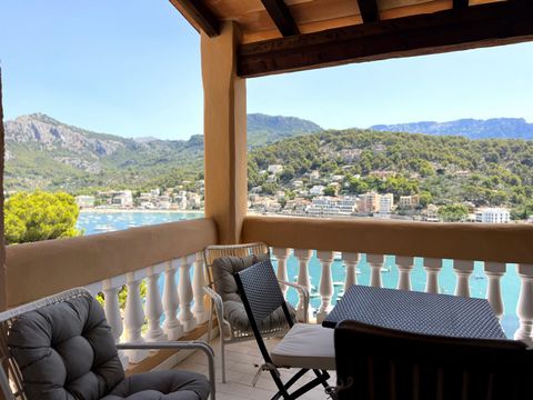 Escape to our exceptional 2-bedroom, 2-bathroom apartment in Puerto de Sóller. Nestled in a tranquil locale, this exclusive gem offers a pool for relaxation, breathtaking sea views from the terrace, and a delightful BBQ area. Enjoy serene days by the...