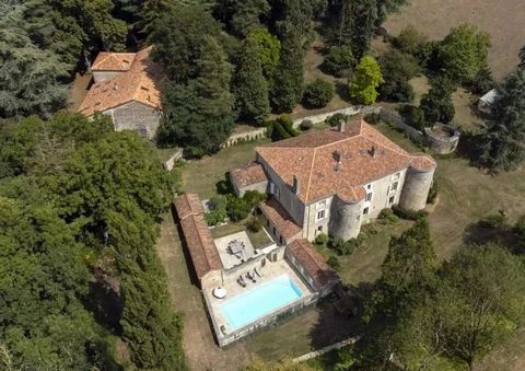 A beautifully renovated medieval chateau located in West Deux Sevres, close to a village with shops and a bakery, and nestled in a private park of 9.5 hectares (24 acres).Built in the 15th century and significantly redesigned in the 19th (elegant nor...