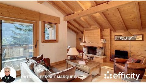 74120 – HALF NEIGHBORHOOD – ORMARET-VAUVRAY AREA – VERY NICE APARTMENT on TOP FLOOR – PRIVILEGE OF A LARGE STANDING CHALET in co-ownership of ONLY 3 ACCOMMODATIONS – MONT BLANC VIEW – Patricia PERINET MARQUET and Efficity offer you this very beautifu...