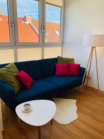 Flat Erfurt, fully furnished, WLAN included, no minimum rental period required, good parking facilities, cleaning service possible once a week. 900m from the city centre