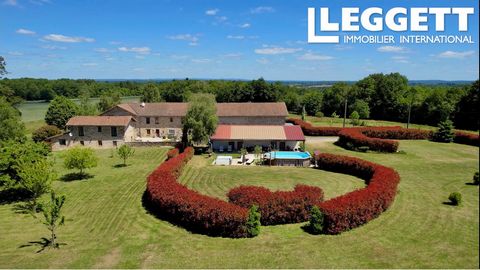 A27610WV87 - Sitting in a superb rural location, this tastefully renovated estate offers four dwellings and comes with 24ha of land ensuring calm and privacy. The main residence is a four bedroom, three bathroom spacious home of 192m2 with sun deck a...