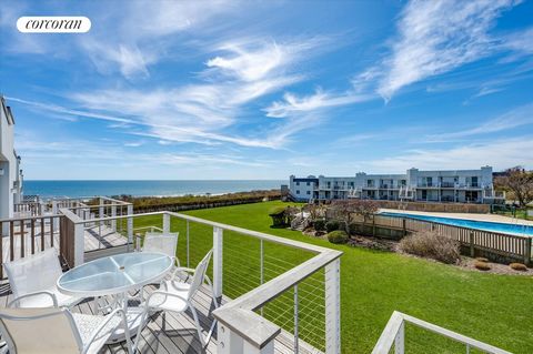 Inviting top floor co-op just across from the Atlantic Ocean and Hither Hills beaches. This co-op is open year-round, with outstanding ocean views both south and west. Overlooking the heated pool, with wood-burning fireplace, open kitchen living, and...