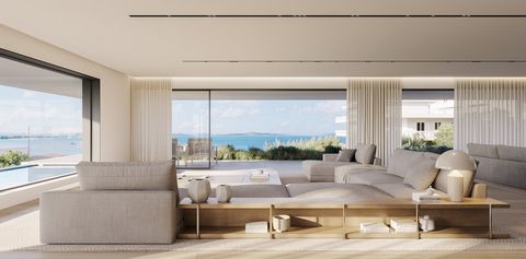 Luxurious third floor apartment unit with sea views and private pool, under construction, in a gated residential compound in Voula, Athens, gracing the South with modern inspiration and highest-level lifestyle quality. 26 units in 4 buildings constit...