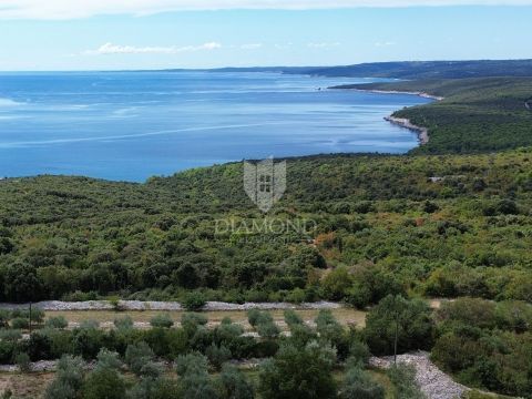 Location: Istarska županija, Raša, Skitača. Schönes Baugrundstück mit Meerblick! Wir verkaufen ein sehr schönes Grundstück mit Meerblick in der Nähe von Labin. Das Grundstück liegt in einem ruhigen Teil eines kleinen Dorfes und ist vollständig zum Me...