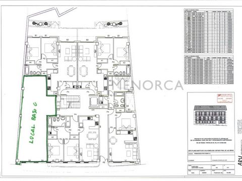Commercial premises of 74.19 m2 brand new located very close to the center of Mercadal. It is a promotion of 15 apartments + 1 commercial premises that will be ready in 6-8 months. For more information and conditions, please consult with us. #ref:T14...