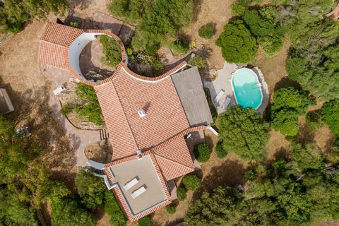 VILLA Porto Rafael Monte Altura avec piscine La Villa immergée dans le maquis méditerranéen est située dans un quartier calme et privé de la route d'accès à Porto Rafael. L'architecture méditerranéenne crée une atmosphère unique, avec un patio d'entr...