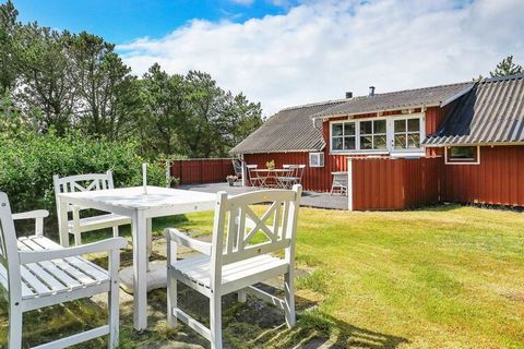 This cottage is one of Vorupør's most charming and cozy houses located on a natural plot with trees and with a short walking distance to both town and beach. The house is very well maintained with living room with i.a. flat screen TV and wireless int...
