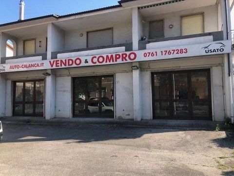 Vetralla, facing the Cassia state road, we offer the sale of a room C / 2 consisting of ground floor and basement of a total of 396 square meters, equipped with several areas already divided (office, waiting room, etc.). The property has three large ...