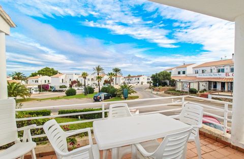 Discover this charming duplex apartment located in a peaceful and well-kept complex in the urbanization of Addaia, on the north coast of Menorca! This bright and cozy beach apartment awaits you with a wonderful private terrace, where you can relax ou...