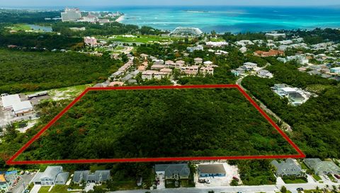Situated in the heart of western New Providence is a rare 11.71-acre tract ripe for residential development. Strategically positioned adjacent to an already established high-end gated community, this undeveloped tract of land is a Developer---s dream...