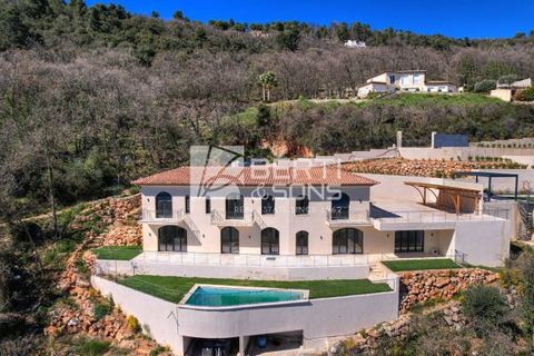 The Berti & Sons Group offers you this beautiful new property for sale jointly. Exceptional location - Spéracèdes 3 minutes from Cabris, ultra residential, with a panoramic view of the Coast, the two villages of Cabris and Spéracèdes, the island of L...
